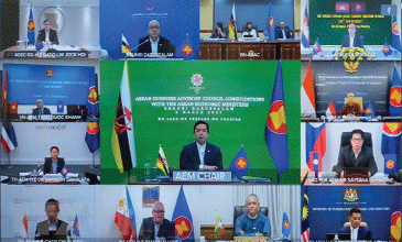 Điểm cầu các nước ASEAN tham dự hội nghị Điểm cầu các nước ASEAN tham dự hội nghị