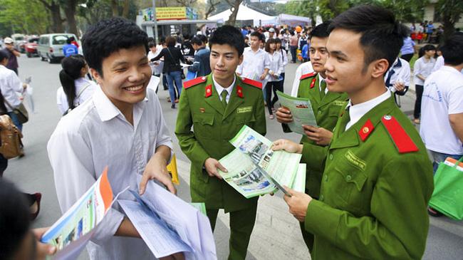 Điểm sàn vào 8 trường Công an năm 2025