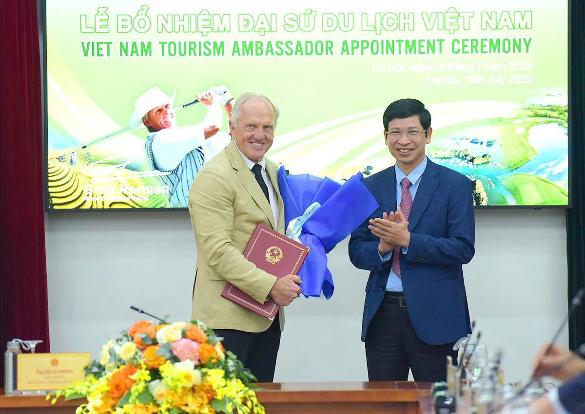 Huyền thoại golf thế giới Greg Norman tiếp tục được bổ nhiệm Đại sứ Du lịch Việt Nam
