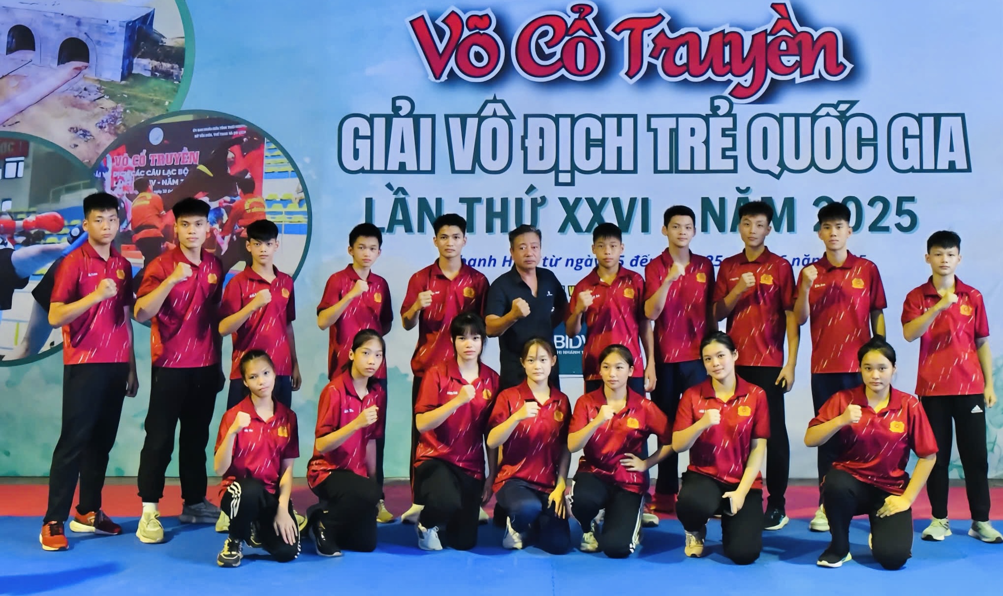Đoàn võ cổ truyền CAND tranh tài giải trẻ vô địch quốc gia 2025