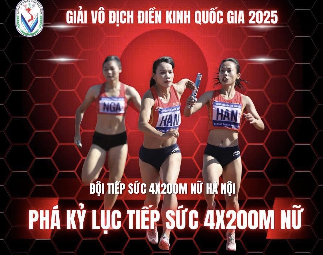 3 kỷ lục bị phá tại giải vô địch điền kinh quốc gia 2025