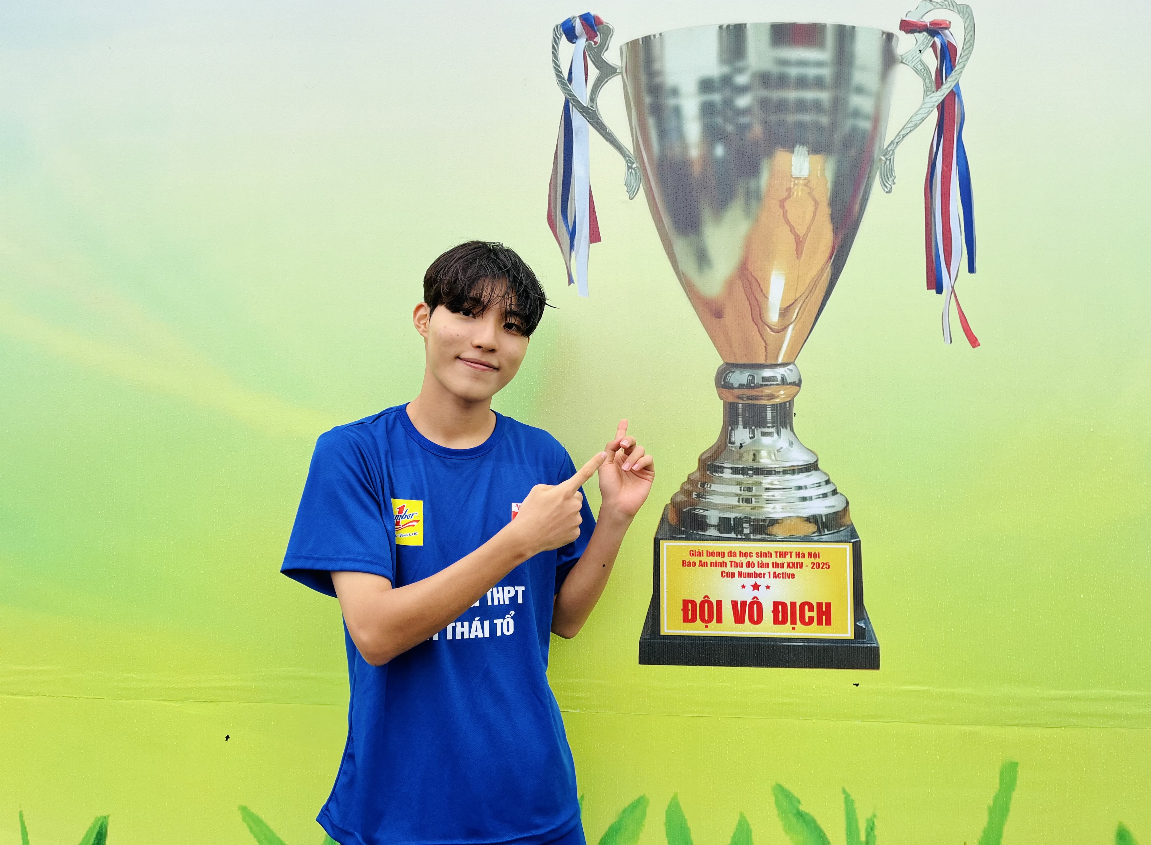 Cầu thủ Hàn Quốc mơ vô địch giải bóng đá học sinh An ninh Thủ đô