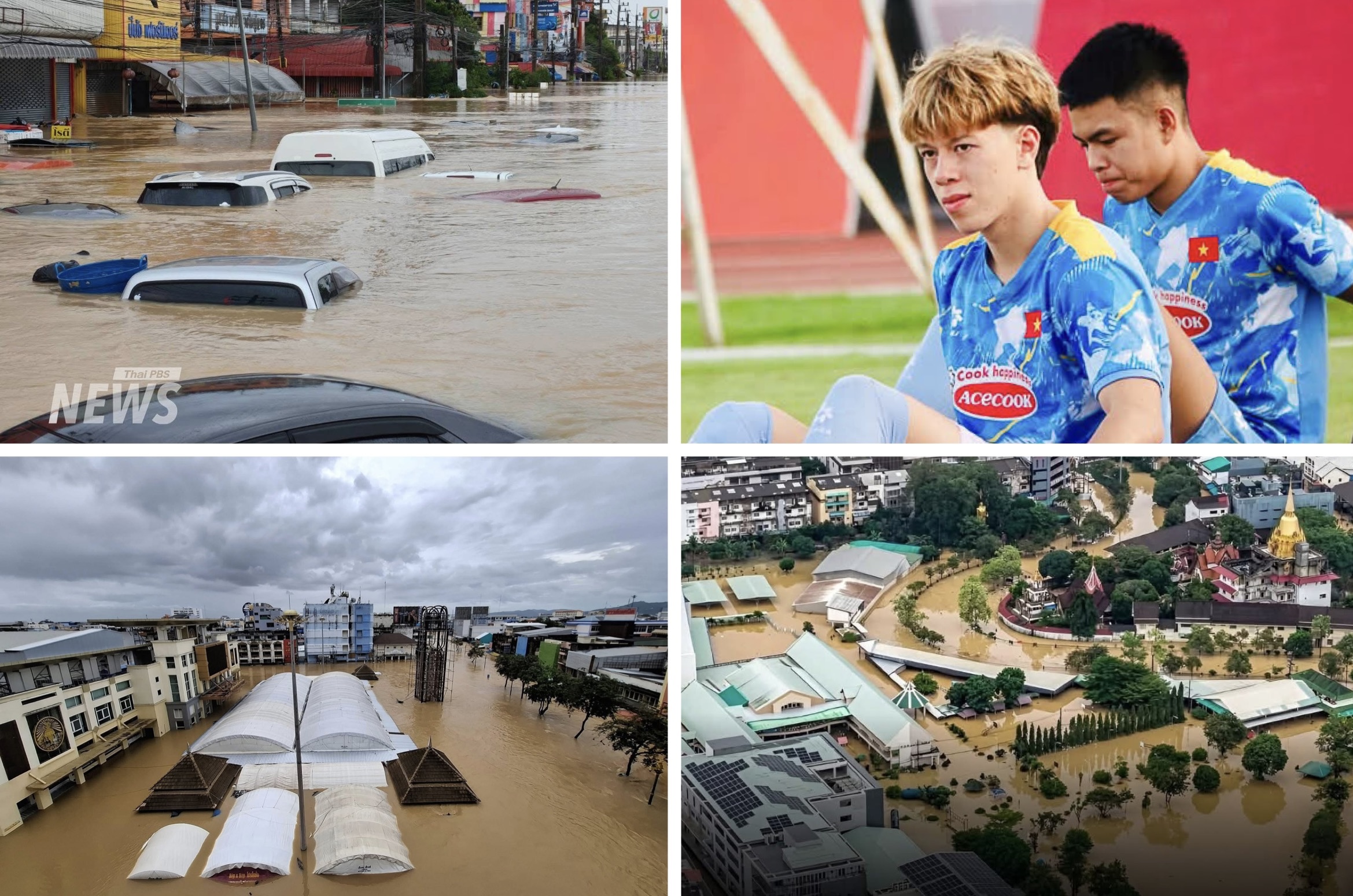 Lũ lụt nghiêm trọng tại nơi U22 Việt Nam sắp đá SEA Games 33