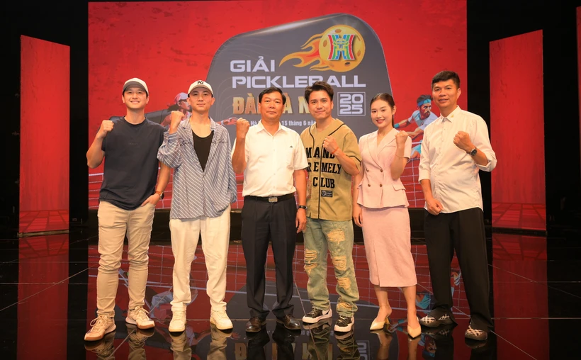 Nhiều nghệ sỹ, diễn viên tham gia Giải Pickleball Đài Hà Nội 2025