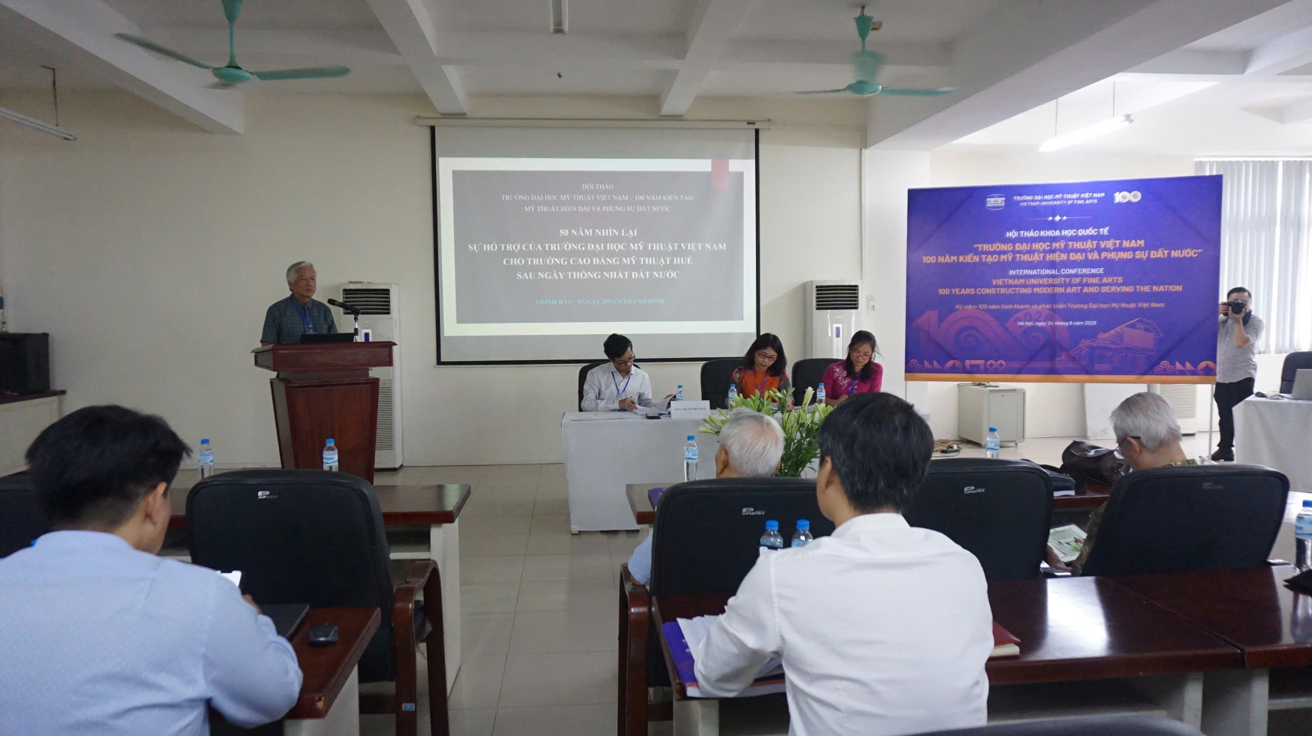 Hội thảo khoa học quốc tế "Trường Đại học Mỹ thuật Việt Nam 100 năm kiến tạo mỹ thuật hiện đại và phụng sự đất nước".