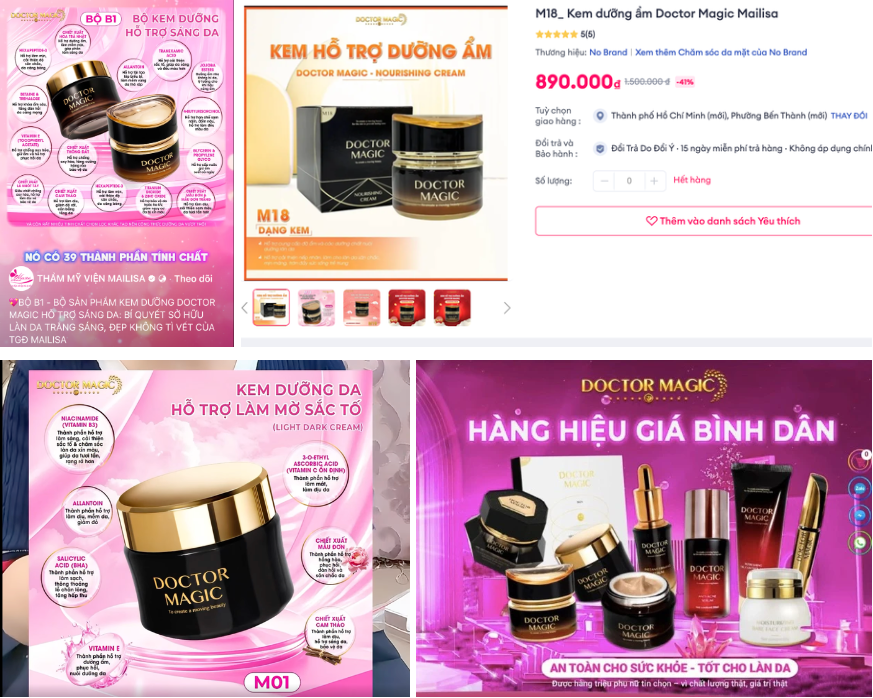 Thu hồi 80 số công bố, đình chỉ lưu hành toàn quốc 162 mỹ phẩm vi phạm của Mailisa