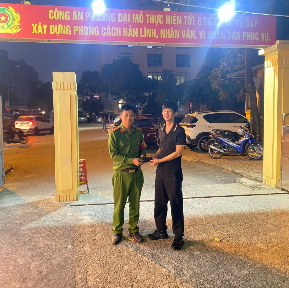 Nhanh chóng tìm lại chiếc ví bị đánh rơi