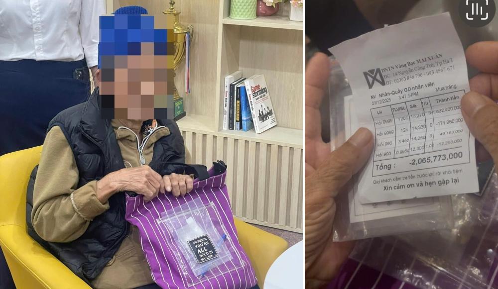 Cụ bà 80 tuổi bán hơn 10 cây vàng chuyển cho kẻ lừa đảo