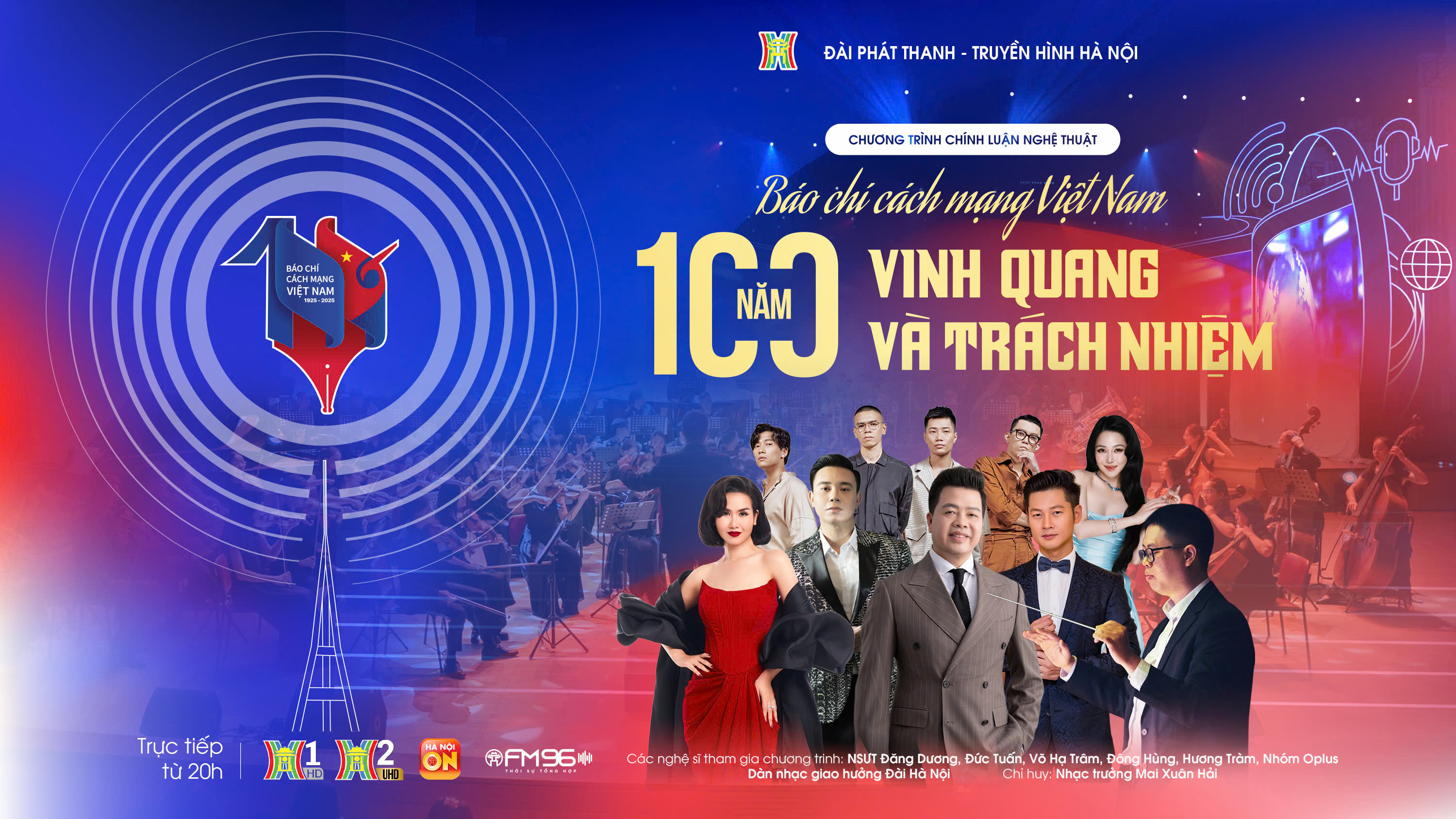Đài Hà Nội: 4 màn trình diễn Hologram đặc biệt trong chương trình kỷ niệm 100 năm báo chí Cách mạng Việt Nam
