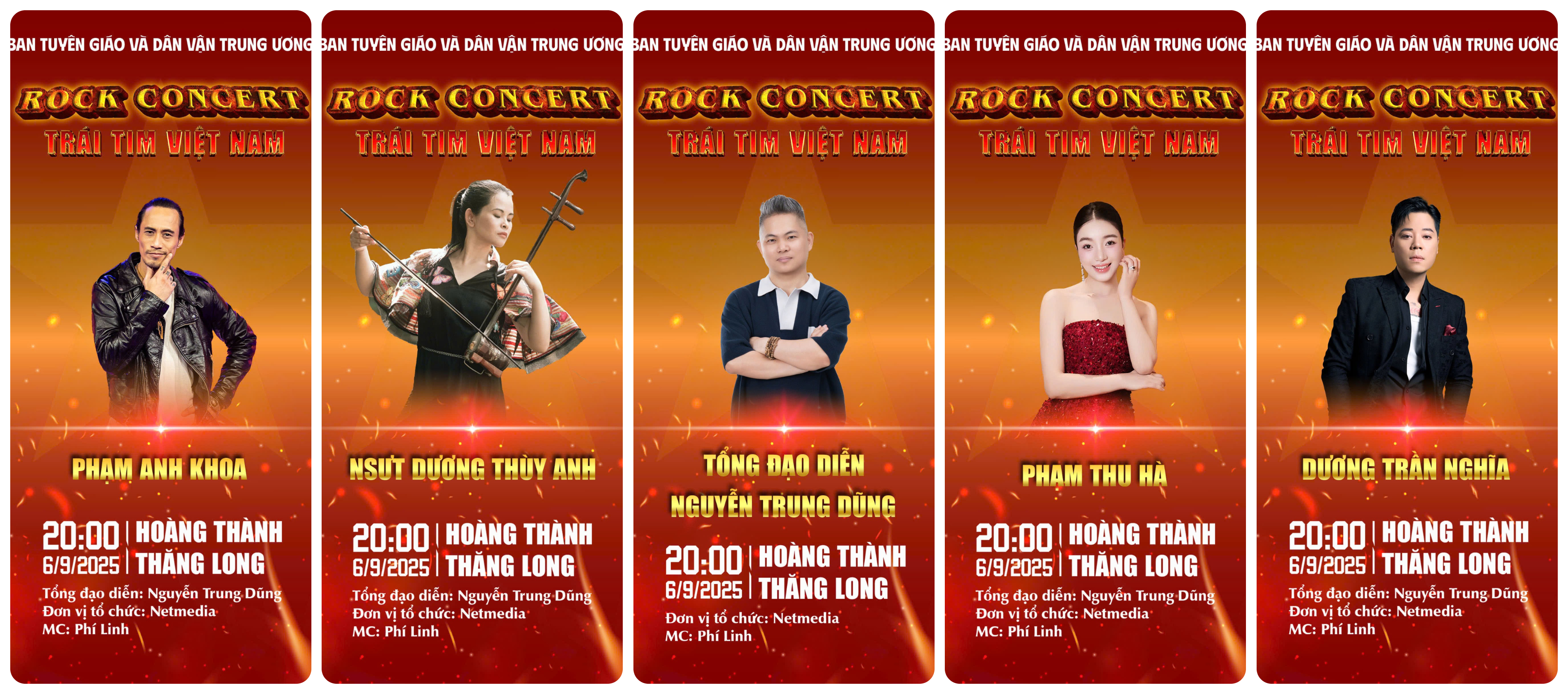 Bùng nổ với đại nhạc hội "Rock Concert - Trái tim Việt Nam" diễn ra tại Hoàng thành Thăng Long