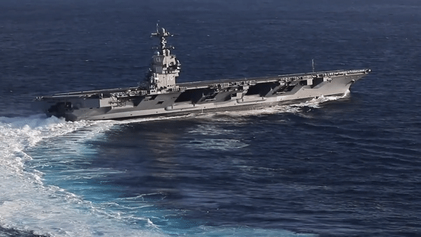 Mỹ điều siêu tàu sân bay mạnh nhất thế giới USS Gerald R. Ford tiến đến sát Israel