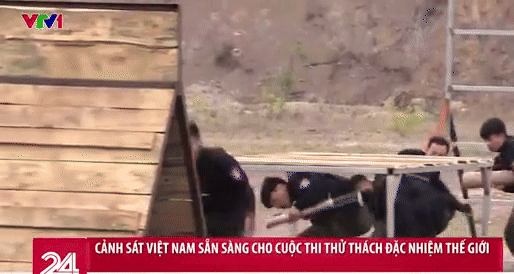 Cảnh sát đặc nhiệm Việt Nam tham gia cuộc thi đặc nhiệm thế giới SWAT