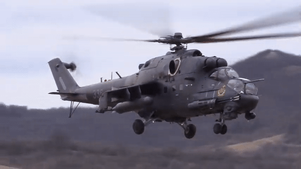 'Xe tăng bay' Mi-24 Nga bị rơi gần bờ biển phía Tây Crimea