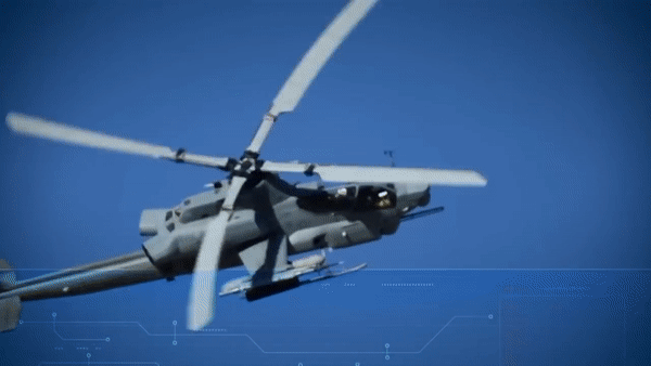 Trực thăng tấn công AH-1Z Viper hủy diệt mục tiêu ở khoảng cách gần 280km