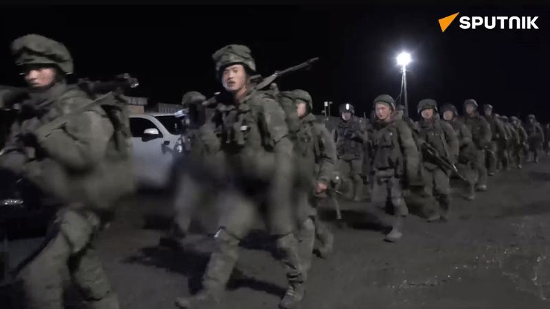 Nga lần đầu công bố video lính Triều Tiên huấn luyện tại Kursk