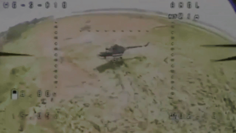Myanmar: Trực thăng Mi-17 bị drone FPV tự sát đánh trúng 