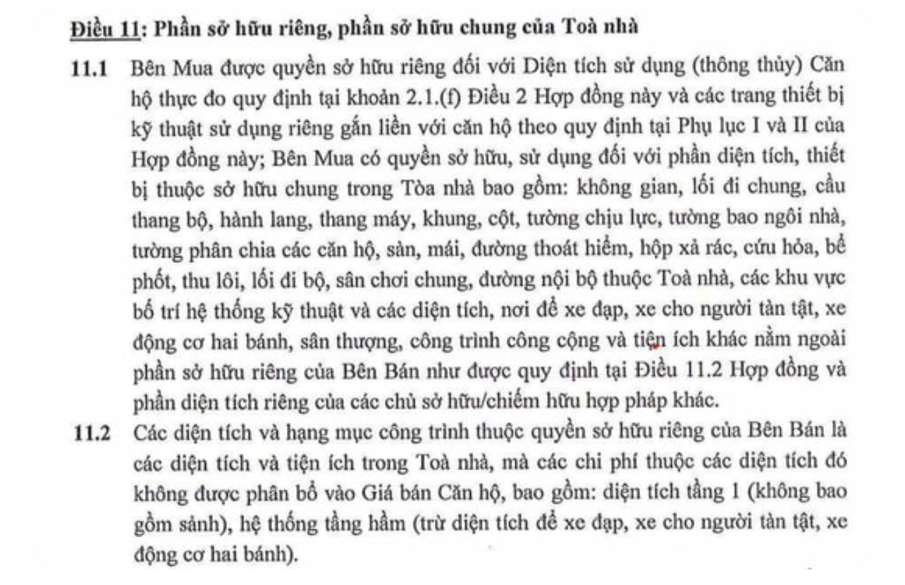Thông tin về vụ tranh chấp hầm xe tòa nhà chung cư ở Hà Nội