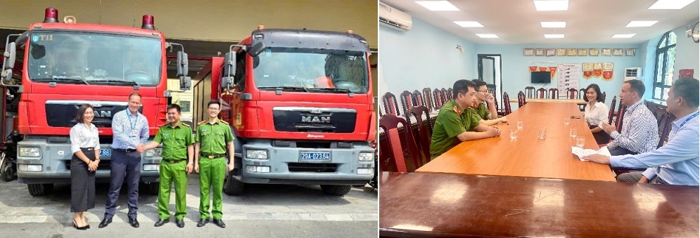 Trường Quốc Tế Liên Hợp Quốc Hà Nội gửi Thư cảm ơn Phòng Cảnh sát PCCC&CNCH
