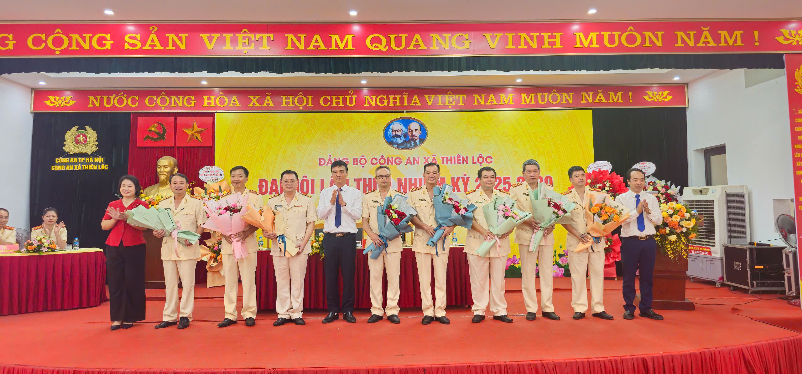 Công an xã Thiên Lộc quyết tâm đảm bảo an ninh trật tự, vì bình yên của nhân dân
