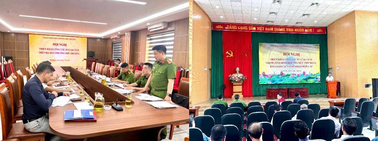 Ký kết biên bản bàn giao, tiếp nhận danh sách các cơ sở phòng cháy theo phân cấp mới