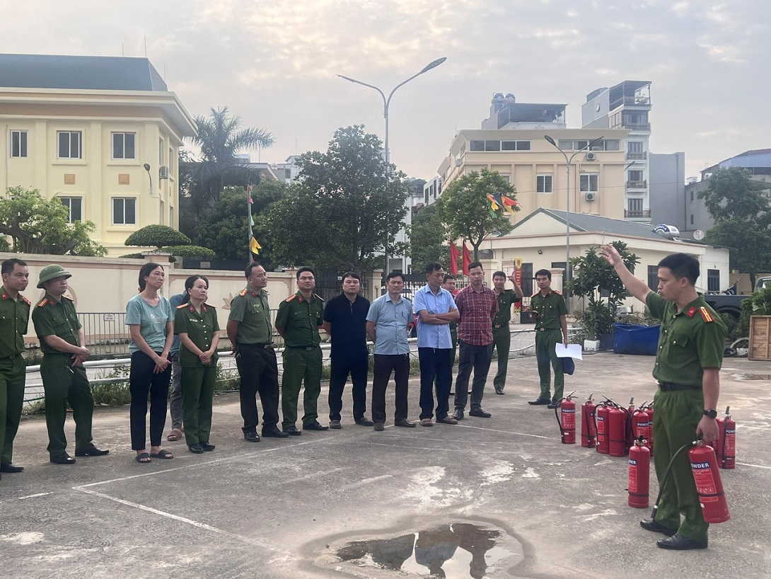 Phường Thanh Liệt tập huấn công tác đảm bảo an toàn cháy, nổ
