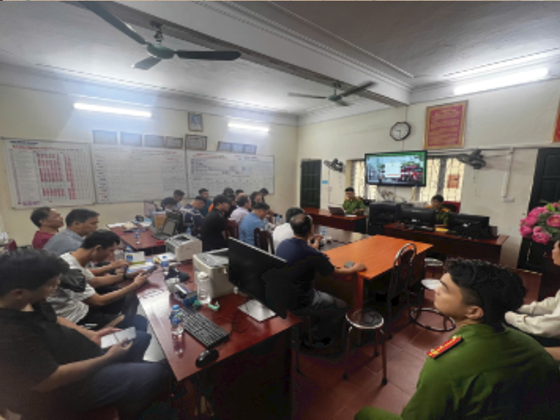 Phạt tiền 30 triệu đồng trường hợp cố ý ngắt kết nối thiết bị truyền tin báo cháy 2 Cán bộ hướng dẫn cơ sở thực hành nhập dữ liệu vào phần mềm PCCC