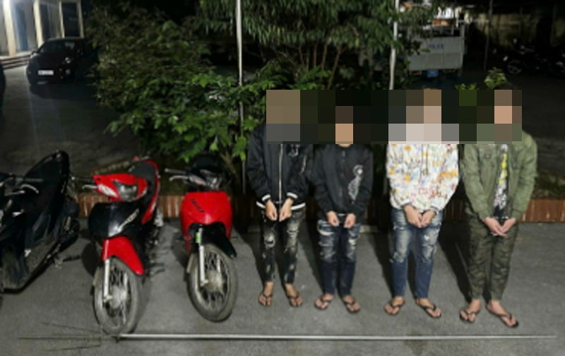 Làm rõ nhóm thiếu niên dùng tuýp sắt gắn đinh ba cướp xe máy trong đêm