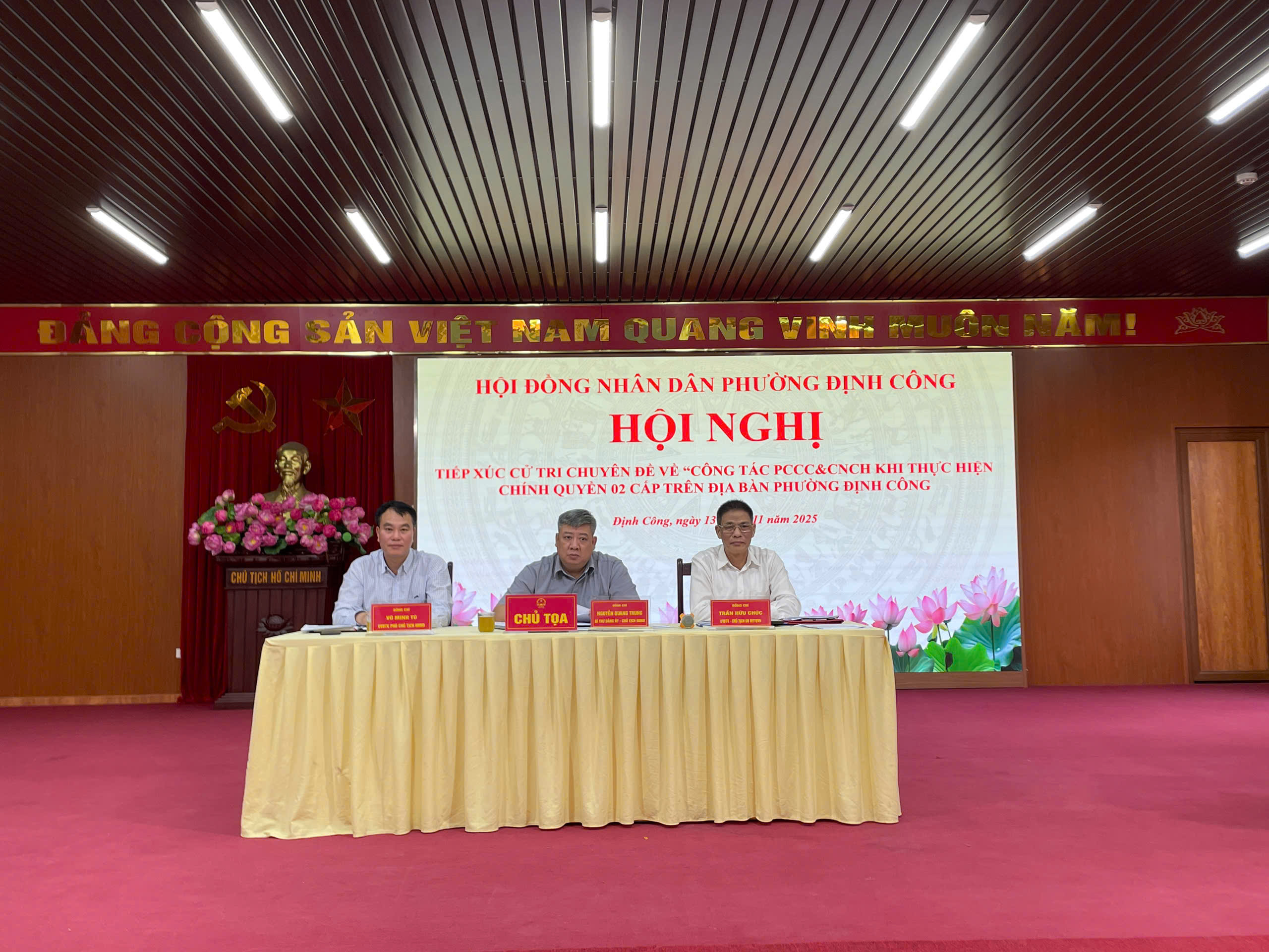 Cử tri đánh giá cao chuyên đề công tác phòng cháy, chữa cháy và cứu nạn, cứu hộ