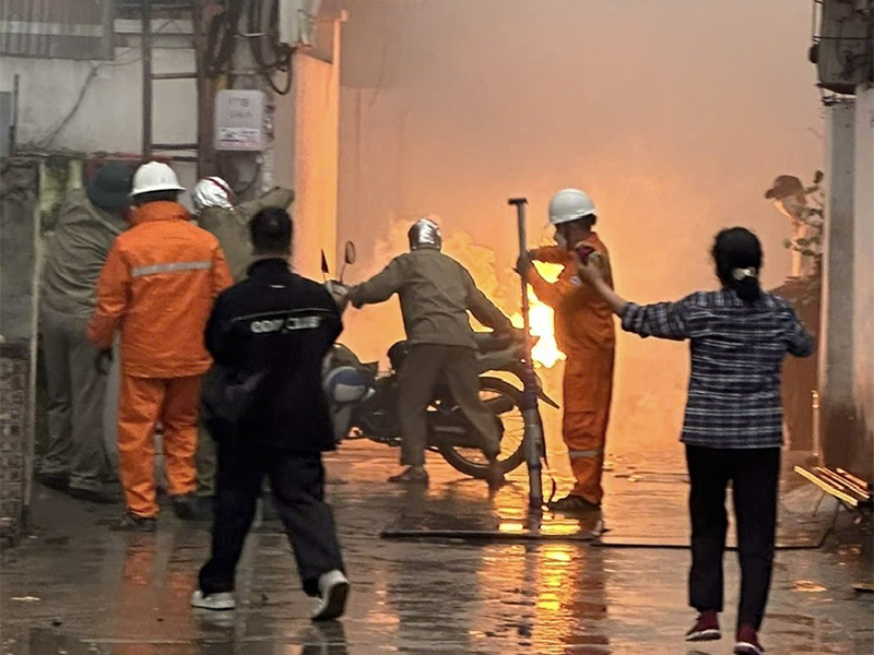 Đánh giá khả năng ứng phó sự cố hoả hoạn qua thực tập phương án chữa cháy, cứu nạn tại khu dân cư nguy hiểm cháy nổ