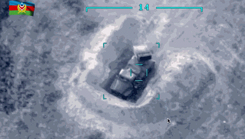 [ẢNH] Ai sẽ chiến thắng trong tương lai: xe tăng hay UAV?