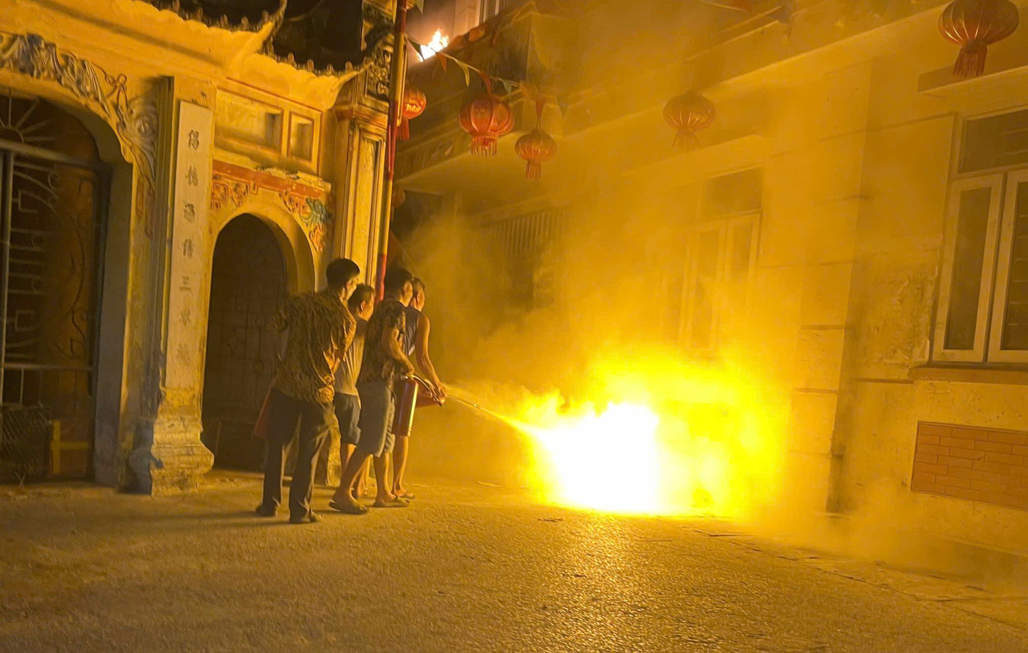 Thực tập phương án chữa cháy tại làng nghề Phú Lương
