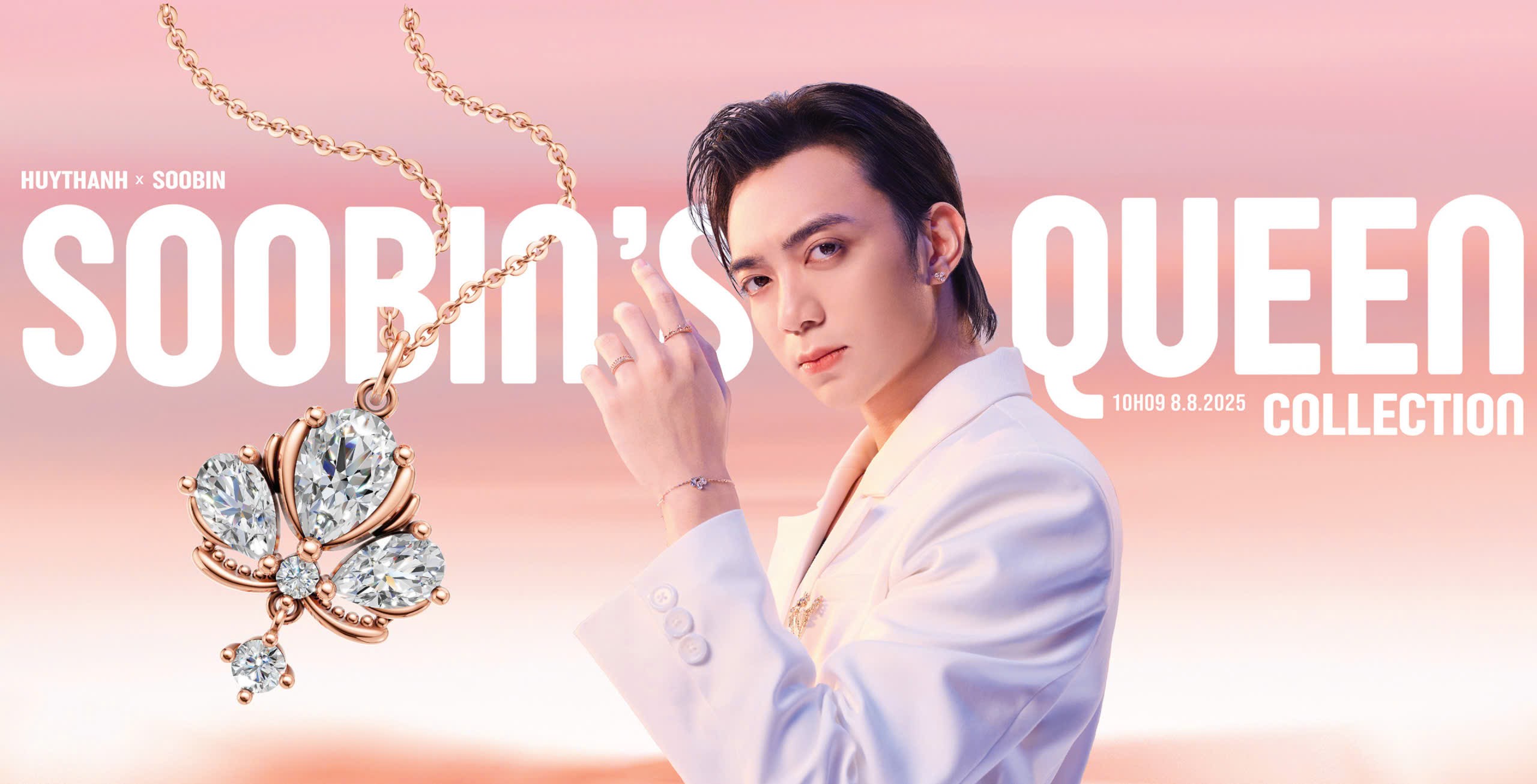 Ra mắt bộ sưu tập SOOBIN’S QUEEN: Chiến lược thương hiệu mạnh mẽ của Huy Thanh Jewelry