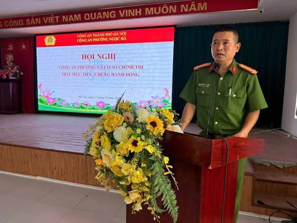 Công an phường và cơ sở chính trị - Một mục tiêu, chung hành động