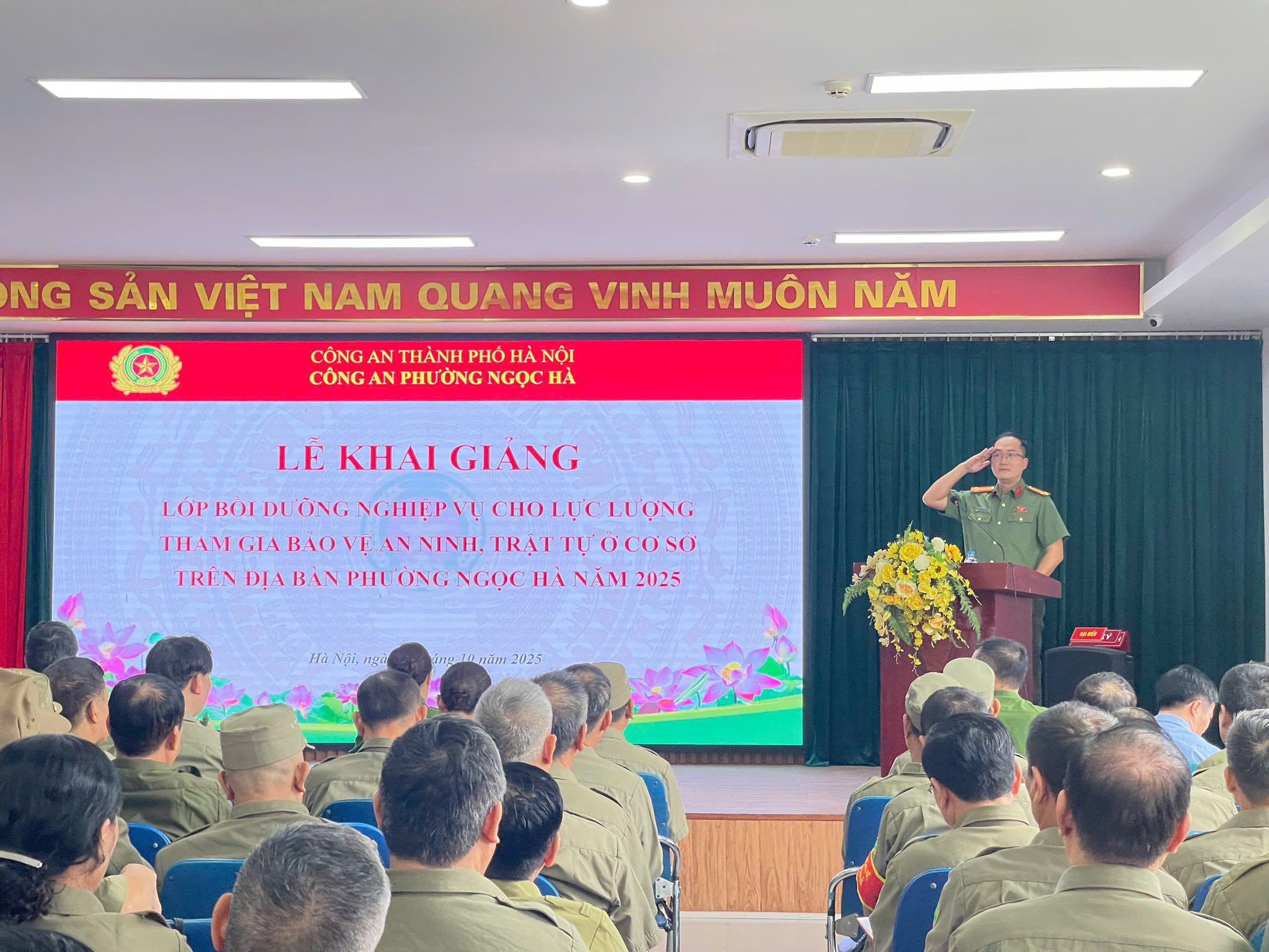 Nâng cao nghiệp vụ cho lực lượng tham gia bảo vệ an ninh trật tự ở cơ sở