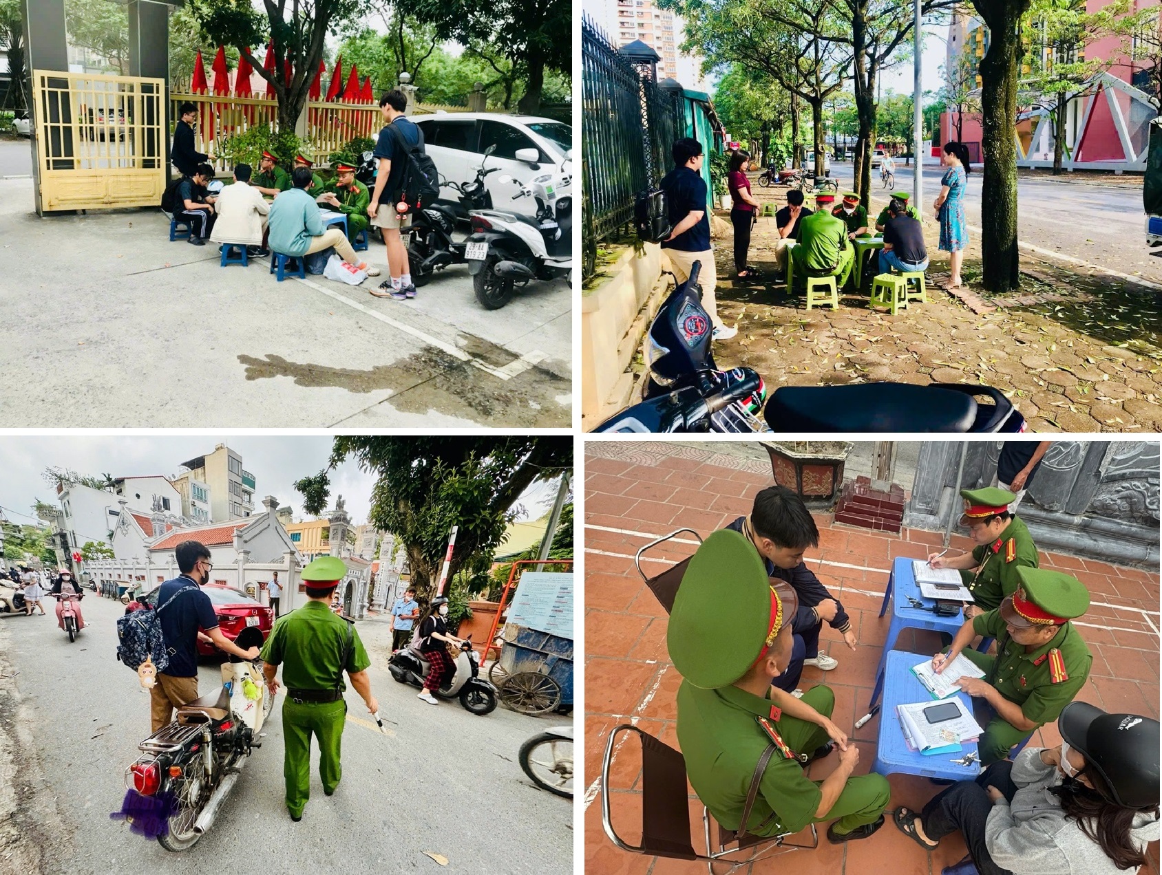 Công an phường Việt Hưng “chấn chỉnh” vi phạm giao thông quanh trường học