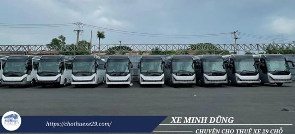 Trải nghiệm dịch vụ cho thuê xe 29 chỗ tại xe Minh Dũng