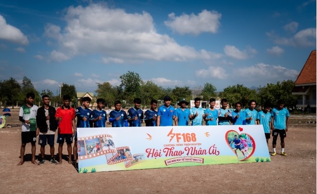 Công ty TNHH Truyền thông và Giải trí F168 thắp lửa thể thao và lan tỏa yêu thương với “Hội Thao Nhân Ái”
