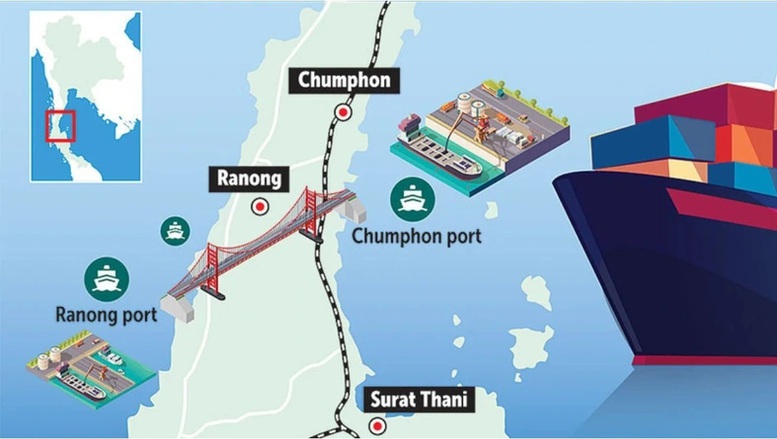 Đại dự án cầu cạn của Thái Lan kết nối hai đại dương