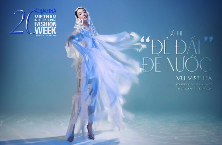 NTK Vũ Việt Hà trở lại vị trí mở màn AVIFW thu đông 2025