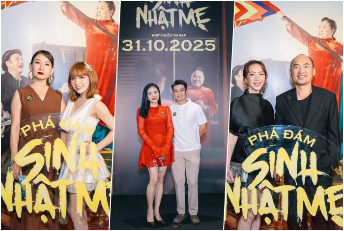 Nghệ sĩ Việt "đội mưa" đến dự "Phá đám: Sinh nhật mẹ"