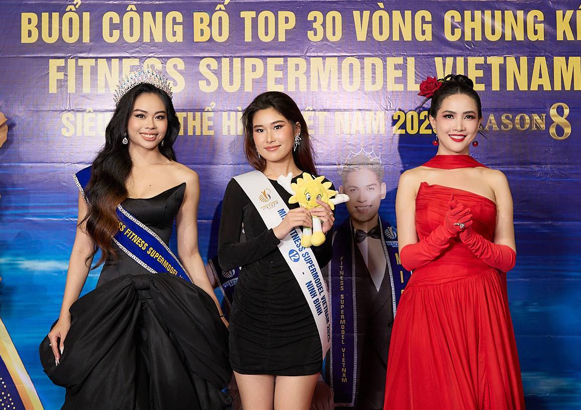 Top 30 thí sinh Fitness Supermodel Vietnam 2025 chính thức ra mắt báo giới