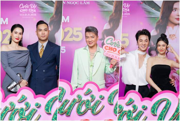 Sao Việt tụ hội trên thảm đỏ ra mắt “Cưới vợ cho cha”