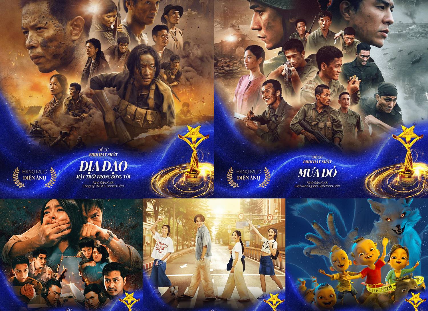 Ngôi Sao Xanh 2025 đạt số lượng kỷ lục, quy tụ hầu hết tác phẩm đình đám nhất năm qua