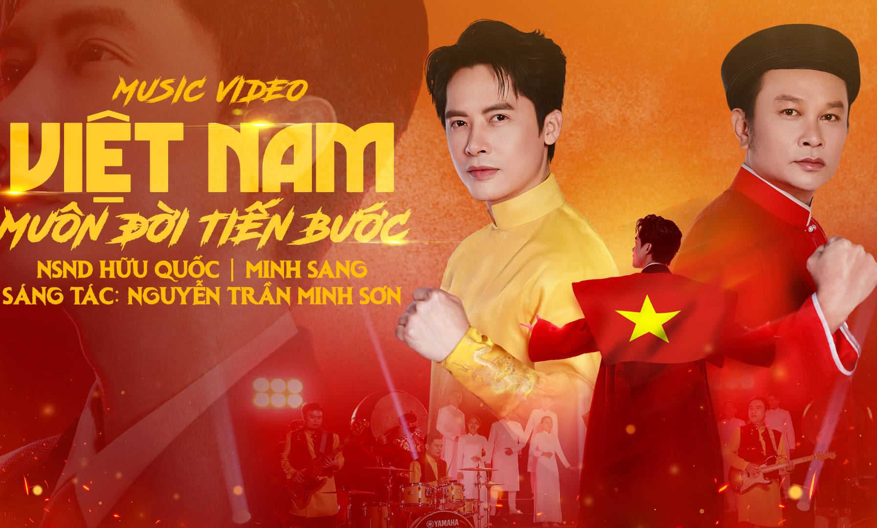 Ca sĩ Minh Sang lần đầu đưa đọc hịch vào nhạc tôn vinh Bộ đội cụ Hồ