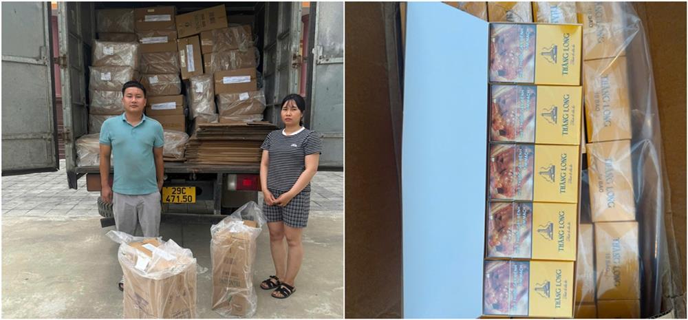 Khởi tố 2 chị em buôn bán hơn 55.000 bao thuốc lá Thăng Long giả