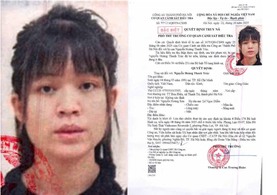 Thủ đoạn lừa chiếm hơn 5 tỷ đồng của “nữ quái” bị truy nã đặc biệt