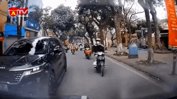 Ô tô dừng giữa đường, người ngồi sau mở cửa gây tai nạn bị phạt thế nào?