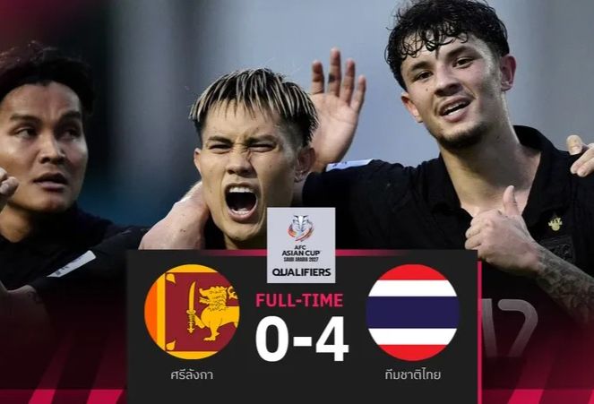 Tuyển Thái Lan thắng đậm ngay trận ra mắt tân HLV người Anh