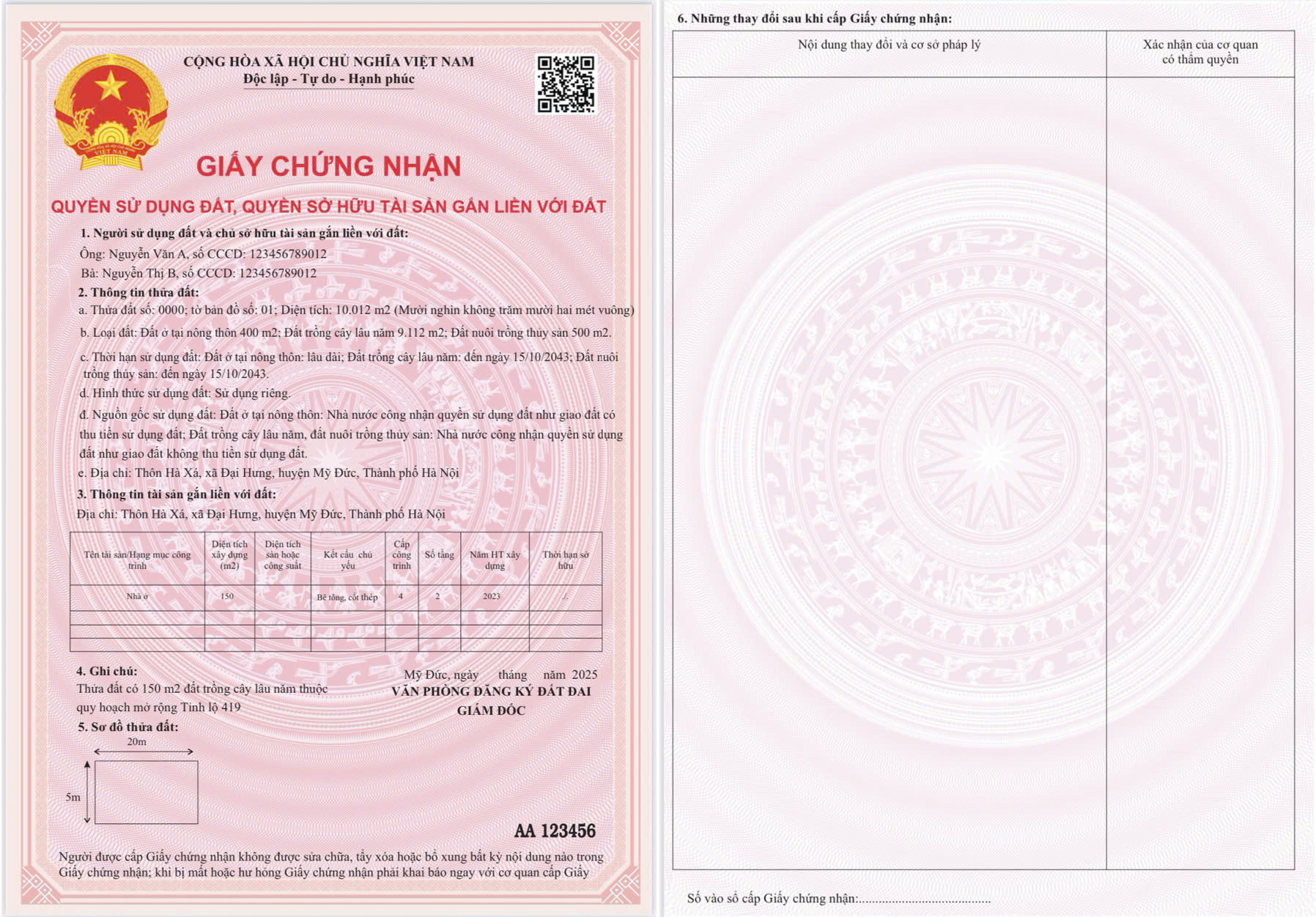 Chủ tịch xã được cấp "sổ đỏ" lần đầu cho người dân