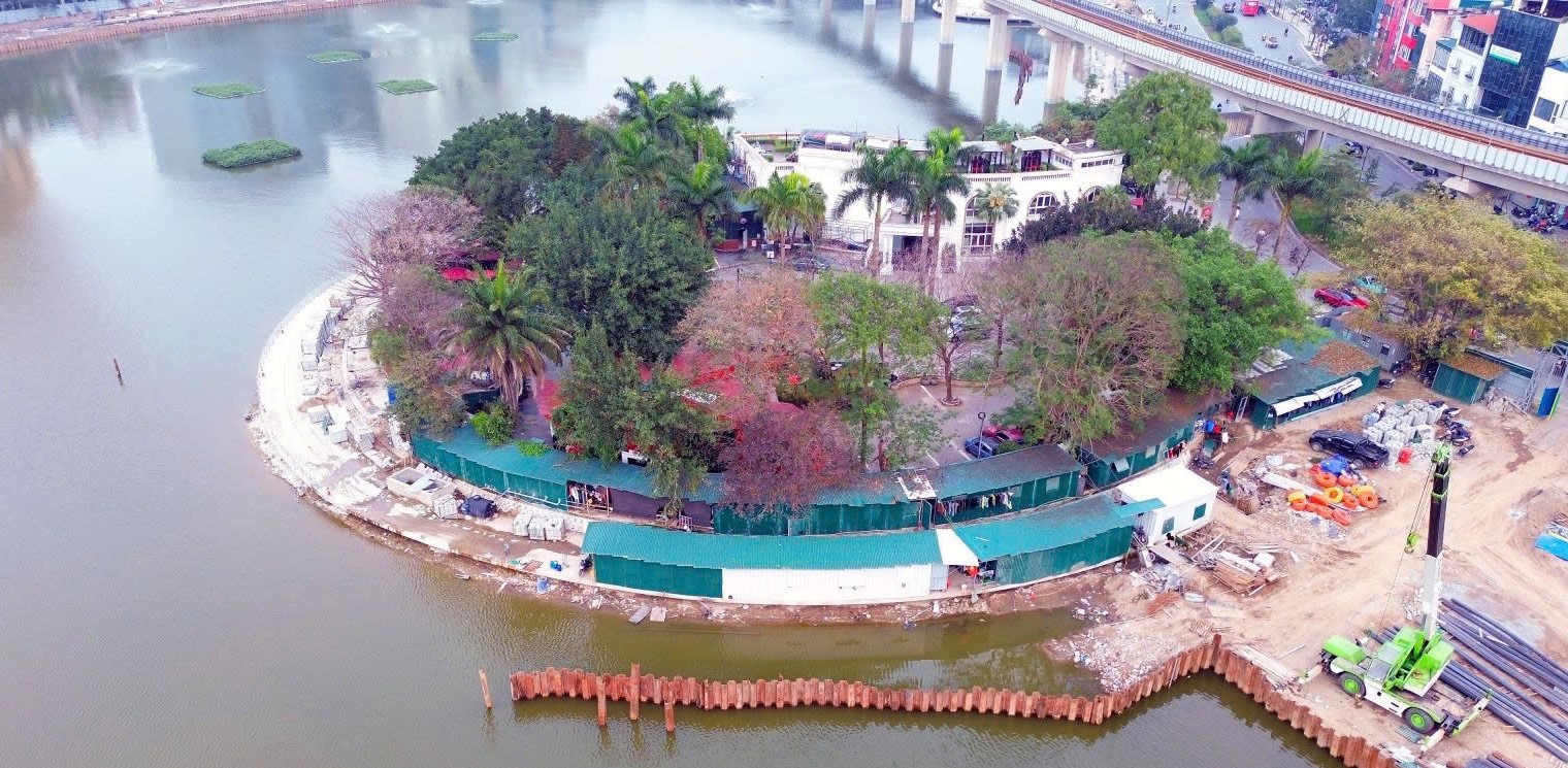 Thu hồi toàn bộ bán đảo hồ Đống Đa để cải tạo